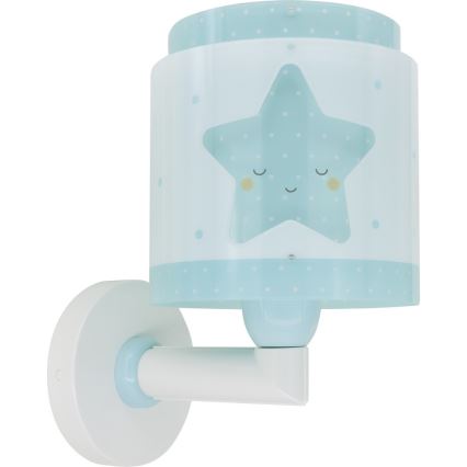 Dalber 76019T - Wandlamp voor kinderen BABY DREAMS 1xE27/15W/230V blauw