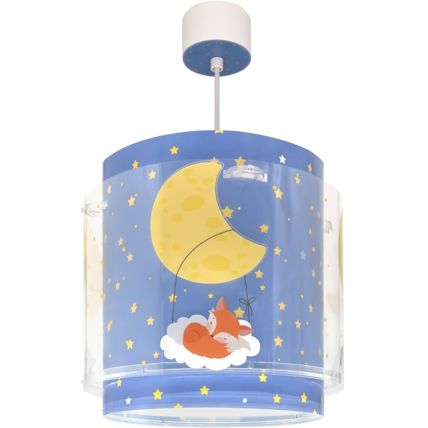 Dalber 76632 - Lustre pour enfant MOON DREAMS 1xE27/15W/230V bleu