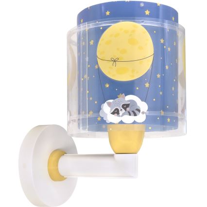 Dalber 76639 - Kinderwandlamp MOON DREAMS 1xE27/15W/230V blauw
