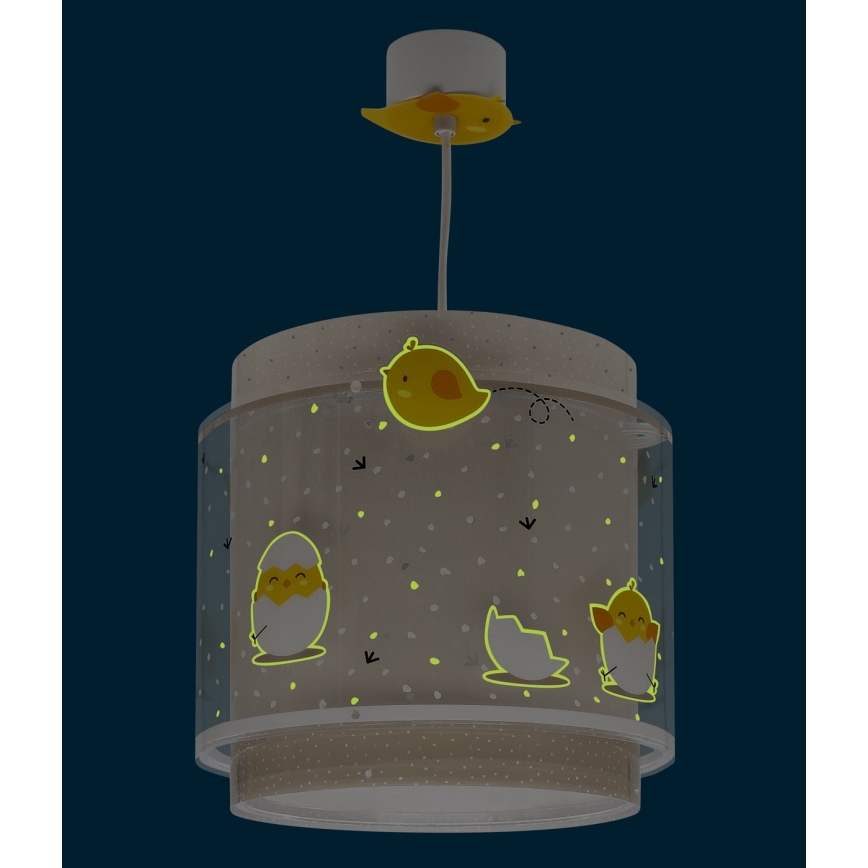 Dalber 76872 - Hanglamp voor kinderen BABY CHICK 1xE27/15W/230V