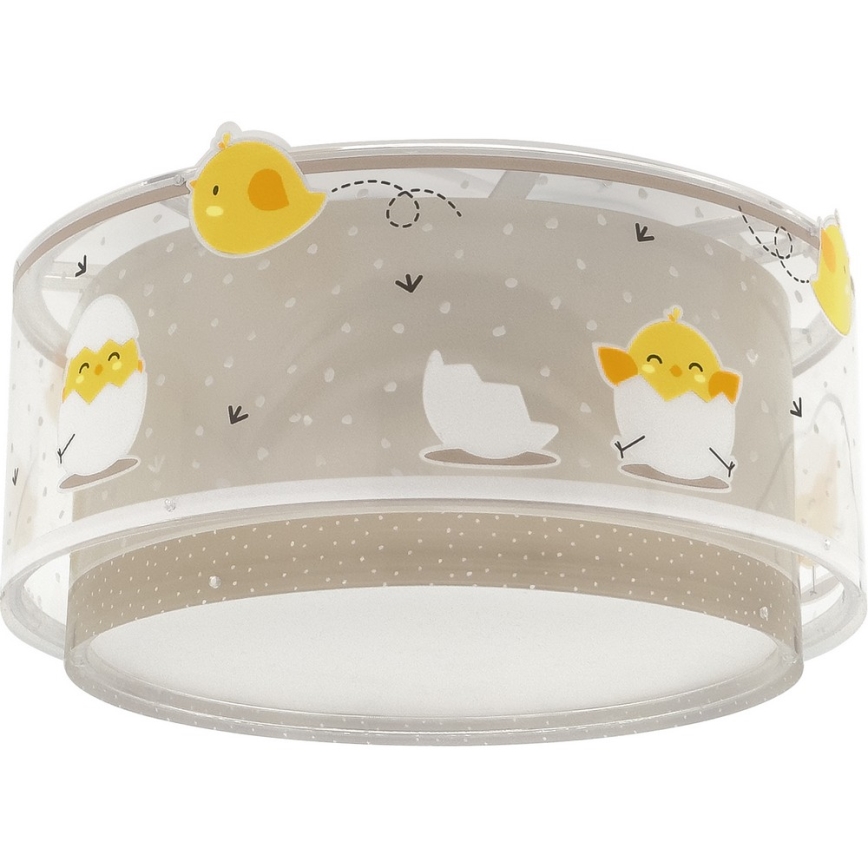 Dalber 76876 - Plafondlamp kinderkamer BABY CHICK 2xE27/15W/230V