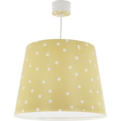 Dalber 82212A - Lustre enfant STAR LIGHT 1xE27/60W/230V jaune