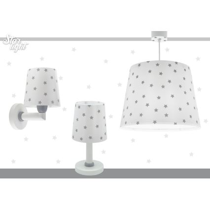 Dalber 82212B - Hanglamp voor Kinderen STAR LIGHT 1xE27/60W/230V wit