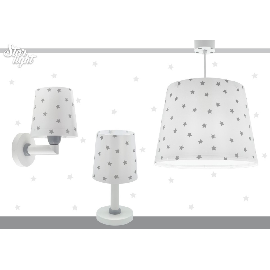 Dalber 82212B - Lustre enfant STAR LIGHT 1xE27/60W/230V blanc