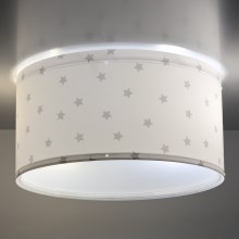 Dalber 82216B - Plafondlamp voor Kinderen STAR LIGHT 2xE27/60W/230V wit
