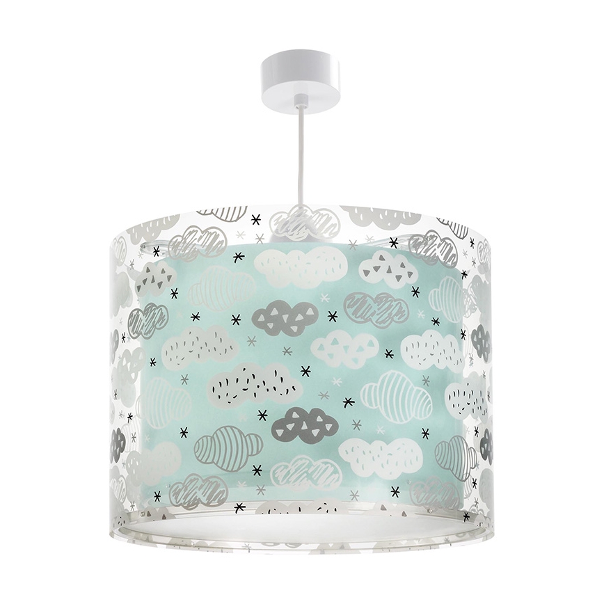 Dalber D-41412H - Hanglamp kinderkamer CLOUDS 1xE27/60W/230V