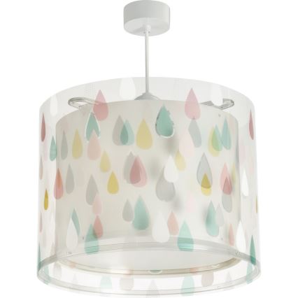 Dalber D-41432 - Hanglamp kinderkamer COLOR RAIN 1xE27/60W/230V