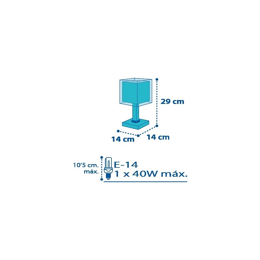 Dalber D-43421 - Kinderkamer lamp PETIT MARIN 1xE14/40W/230V