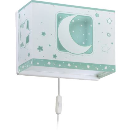 Dalber D-63238H - Wandlamp kinderkamer MOONLIGHT 1xE27/60W/230V