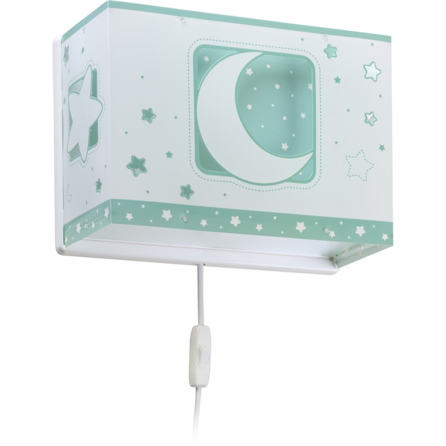 Dalber D-63238H - Wandlamp kinderkamer MOONLIGHT 1xE27/60W/230V