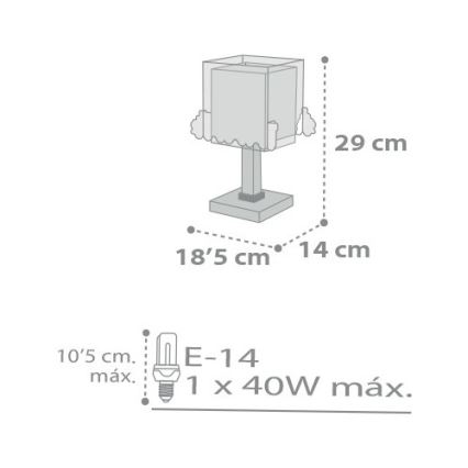 Dalber D-63531 - Kinderkamer lamp TRAIN 1xE14/40W/230V