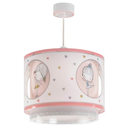 Dalber D-70912 - Hanglamp kinderkamer SWEET DANCE 1xE27/60W/230V