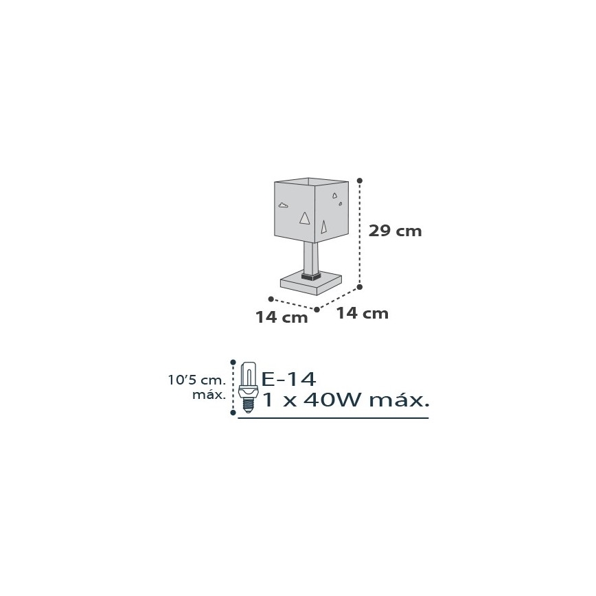 Dalber D-73241 - Kinderkamer lamp HELLO LITTLE 1xE14/40W/230V