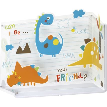 Dalber D-73458 - Applique murale enfant DINOS 1xE27/60W/230V