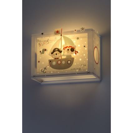 Dalber D-74558 - Applique murale enfant PIRATES 1xE27/60W/230V