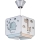 Dalber D-75122 - Hanglamp aan koord kinderkamer BABY ZOO 1xE27/60W/230V