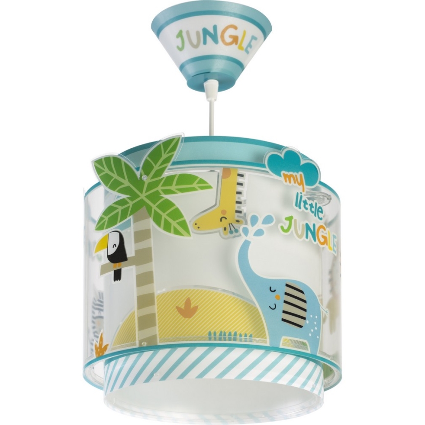 Dalber D-76112 - Hanglamp kinderkamer MY LITTLE JUNGLE 1xE27/15W/230V