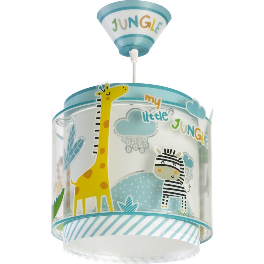 Dalber D-76112 - Hanglamp kinderkamer MY LITTLE JUNGLE 1xE27/15W/230V