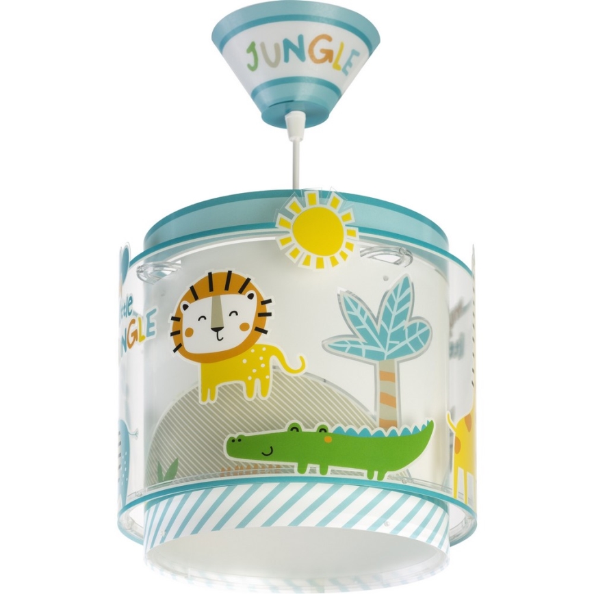 Dalber D-76112 - Hanglamp kinderkamer MY LITTLE JUNGLE 1xE27/15W/230V
