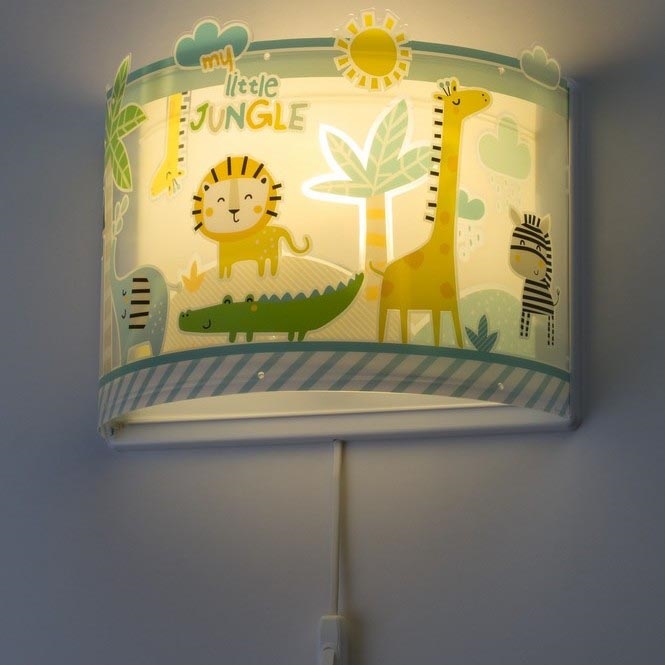 Dalber D-76118 - Wandlamp kinderkamer MY LITTLE JUNGLE 1xE27/15W/230V