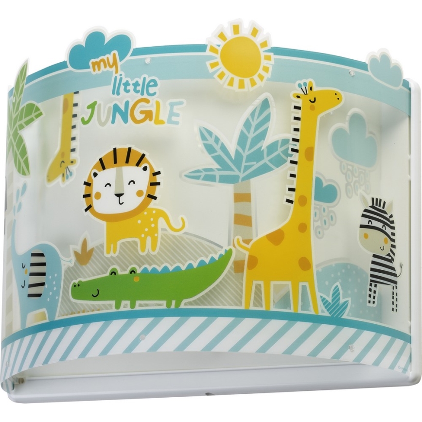 Dalber D-76118 - Wandlamp kinderkamer MY LITTLE JUNGLE 1xE27/15W/230V
