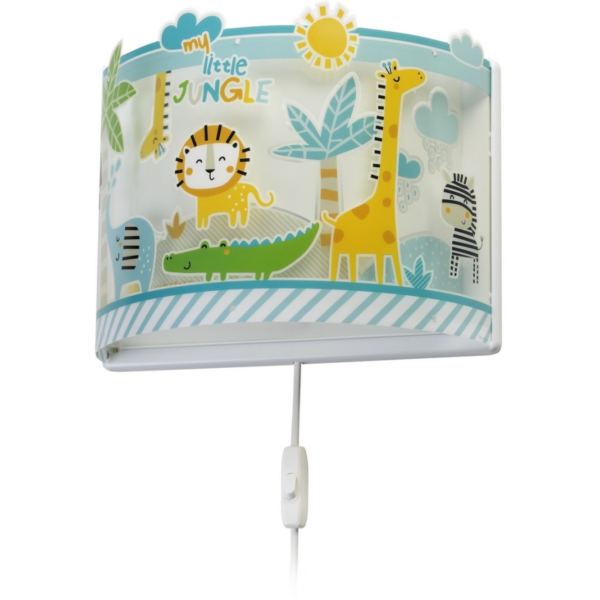 Dalber D-76118 - Wandlamp kinderkamer MY LITTLE JUNGLE 1xE27/15W/230V