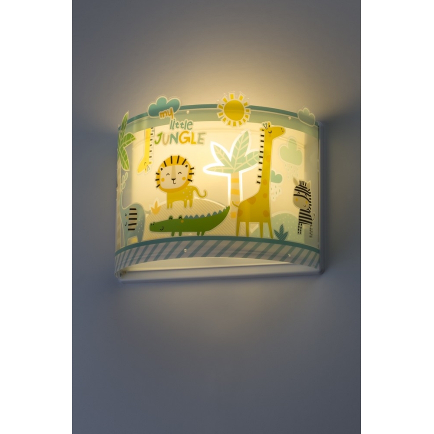 Dalber D-76118 - Wandlamp kinderkamer MY LITTLE JUNGLE 1xE27/15W/230V