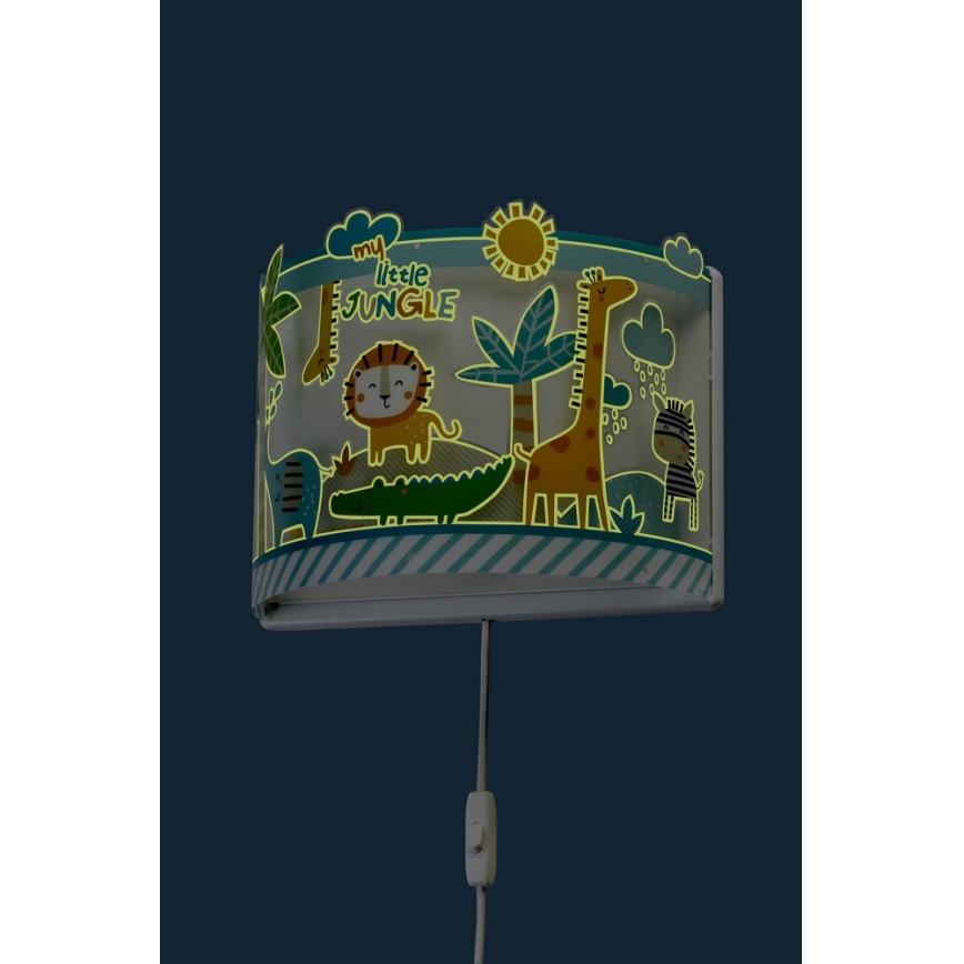 Dalber D-76118 - Wandlamp kinderkamer MY LITTLE JUNGLE 1xE27/15W/230V