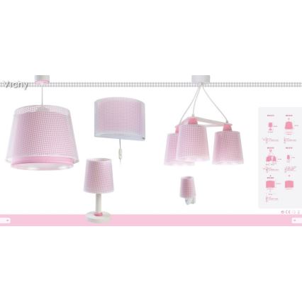 Dalber D-80221S - Kinderkamer lamp VICHY 1xE14/40W/230V