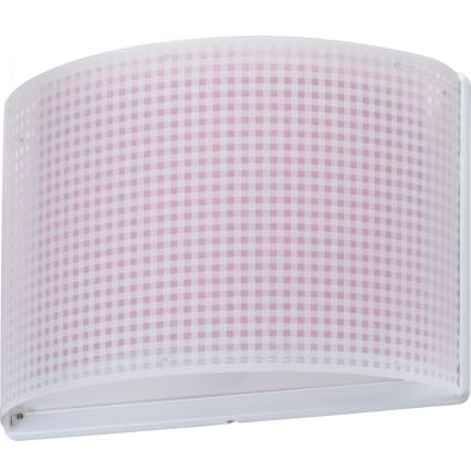 Dalber D-80228S - Wandlamp kinderkamer VICHY 1xE27/60W/230V