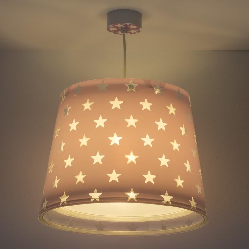 Dalber D-81212L - Hanglamp aan koord kinderkamer STARS 1xE27/60W/230V