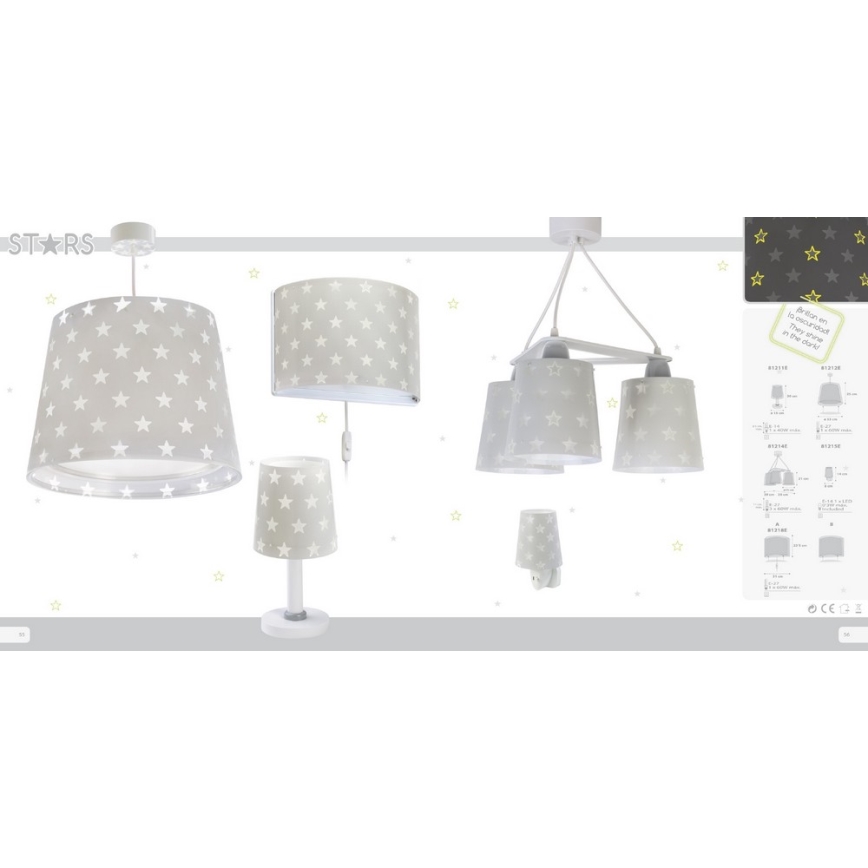Dalber D-81215E - LED nachtlampje STERREN 1xE14/0,5W/230V