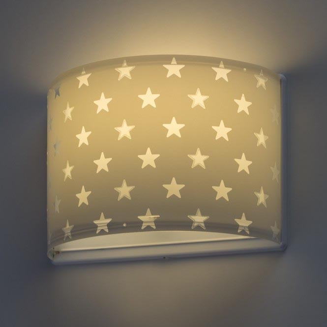 Dalber D-81218E - Wandlamp kinderkamer STARS 1xE27/60W/230V