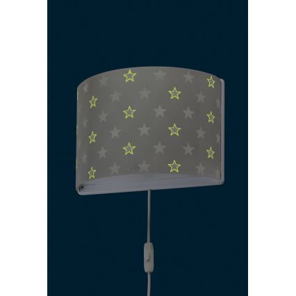 Dalber D-81218E - Wandlamp voor kinderen STARS 1xE27/60W/230V