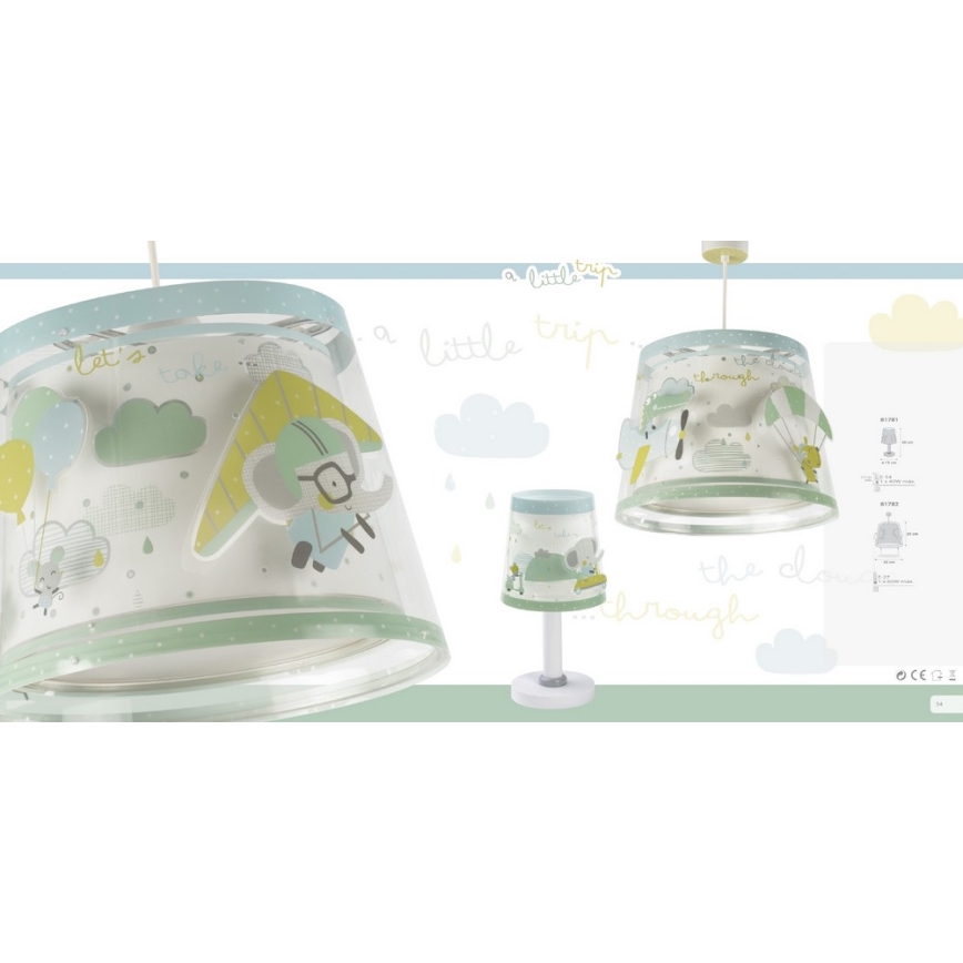 Dalber D-81781 - Lampe enfant LITTLE TRIP 1xE14/40W/230V