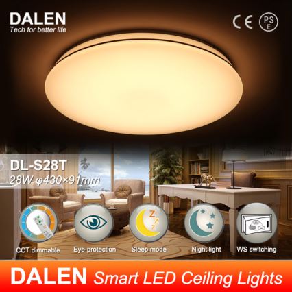 Dalen DL-S28T - LED Plafondlamp dimbaar CLASSIC LED/28W/230V