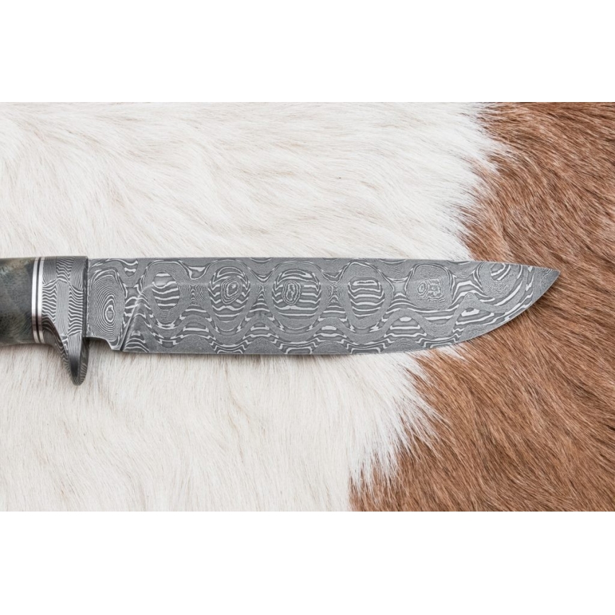 Damascus jachtmes 14,5 cm els/serpentijn