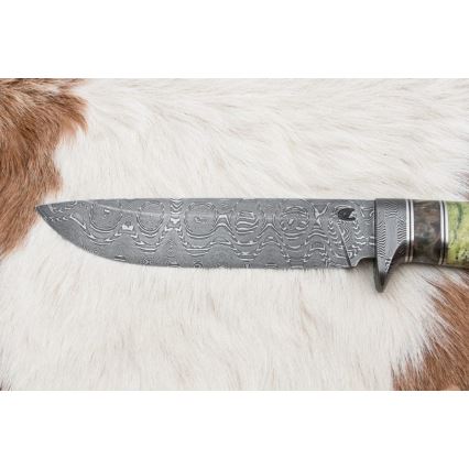 Damascus jachtmes 14,5 cm els/serpentijn