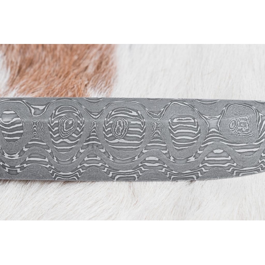 Damascus jachtmes 14,5 cm els/serpentijn
