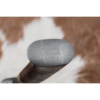 Damascus jachtmes 14,5 cm els/serpentijn