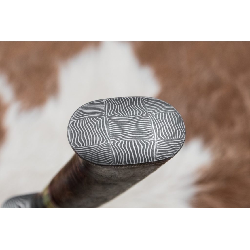 Damascus jachtmes 14,5 cm els/serpentijn