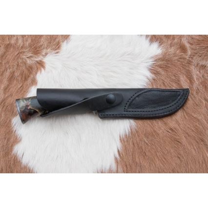 Damascus jachtmes 14 cm kastanjeboom