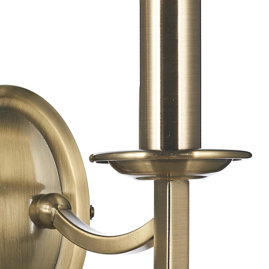 Där Lighting AMB0975 - Wandlamp AMBASSADOR 2xE14/40W/230V messing