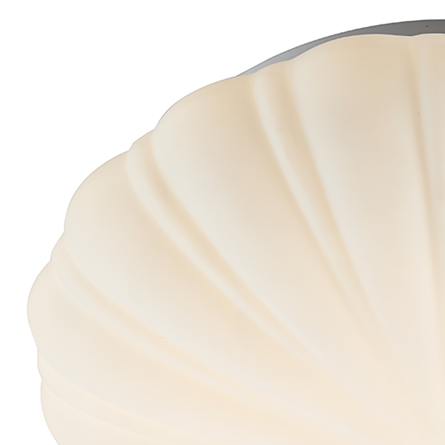 Där Lighting CAF502 - Plafondlamp voor badkamer CAFE 1xE27/60W/230V Ø 27 cm IP44 wit