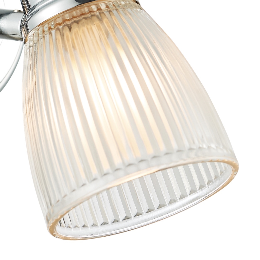 Där Lighting CED0738 - Applique murale pour salle de bains CEDRIC 1xG9/25W/230V IP44 finition chrome brillant