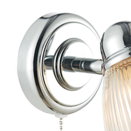 Där Lighting CED0738 - Wandlamp CEDRIC voor de badkamer 1xG9/25W/230V IP44 glanzend chroom