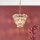 Där Lighting CER0135 - Lustre CERYS suspendu sur chaîne 1xE27/60W/230V doré