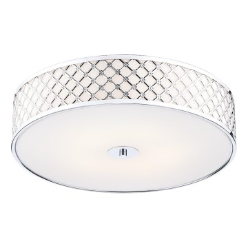 Där Lighting CIV5050 - Plafondlamp CIVIC 5xE14/60W/230V diam. 50 cm glanzend chroom