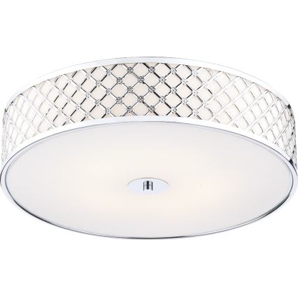 Där Lighting CIV5050 - Plafondlamp CIVIC 5xE14/60W/230V diam. 50 cm glanzend chroom