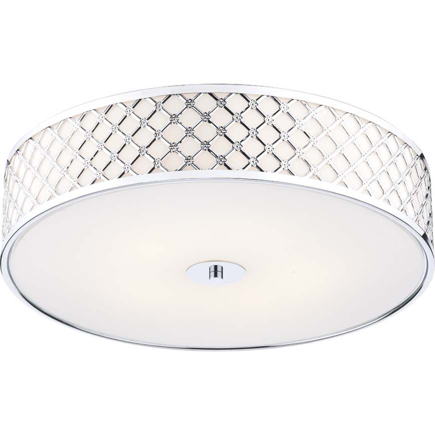 Där Lighting CIV5050 - Plafondlamp CIVIC 5xE14/60W/230V diam. 50 cm glanzend chroom